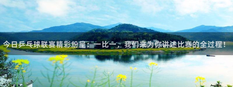  678体育登录入口网页版：今日乒乓球联赛精彩纷呈：一比一，我